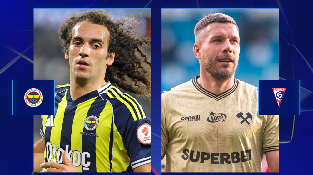 Fenerbahçe'nin rakibi Podolski'nin sahibi olduğu Górnik Zabrze oldu