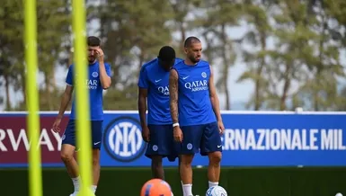 Saç ektiren Hakan Çalhanoğlu Inter kampına katıldı!