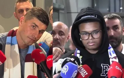 Trabzonspor'un yeni transferleri Ruslan Malinovskyi ve Noah Saviolo şehre geldi!