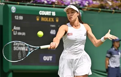 Zeynep Sönmez, Wimbledon'a ikinci turda veda etti!